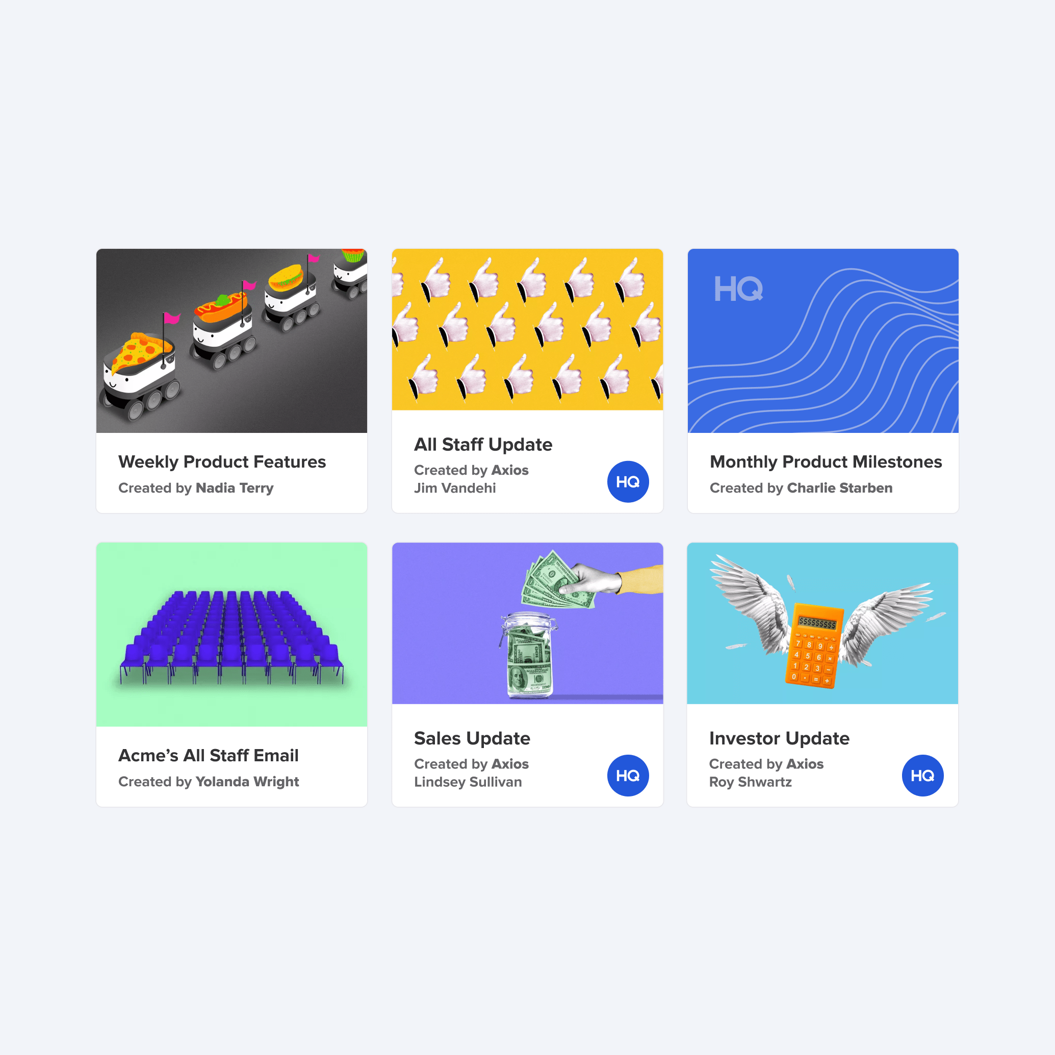 Axios HQ Template Library