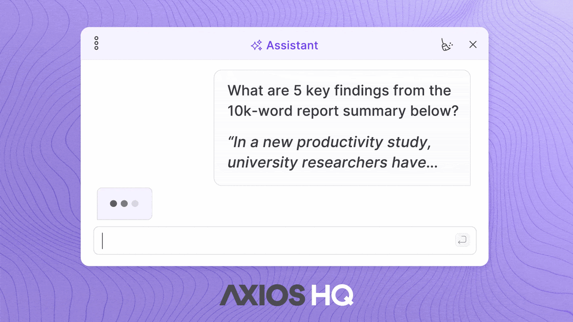 axios hq communication assistant